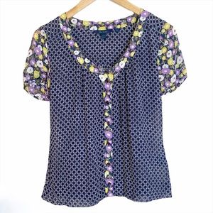 Boden Floral Women's Top  US SZ 6